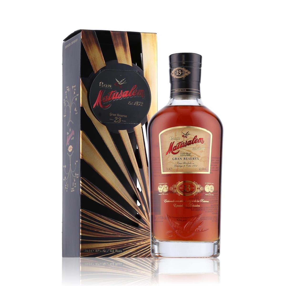 Metusalem Solera Rum Reserva 40% Blender Gran 23 0,7l in Geschen Vol.