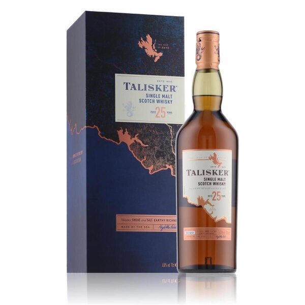 Talisker 25 Years Whisky in 45,8% 434,79 Vol. € Geschenkbox, 0,7l