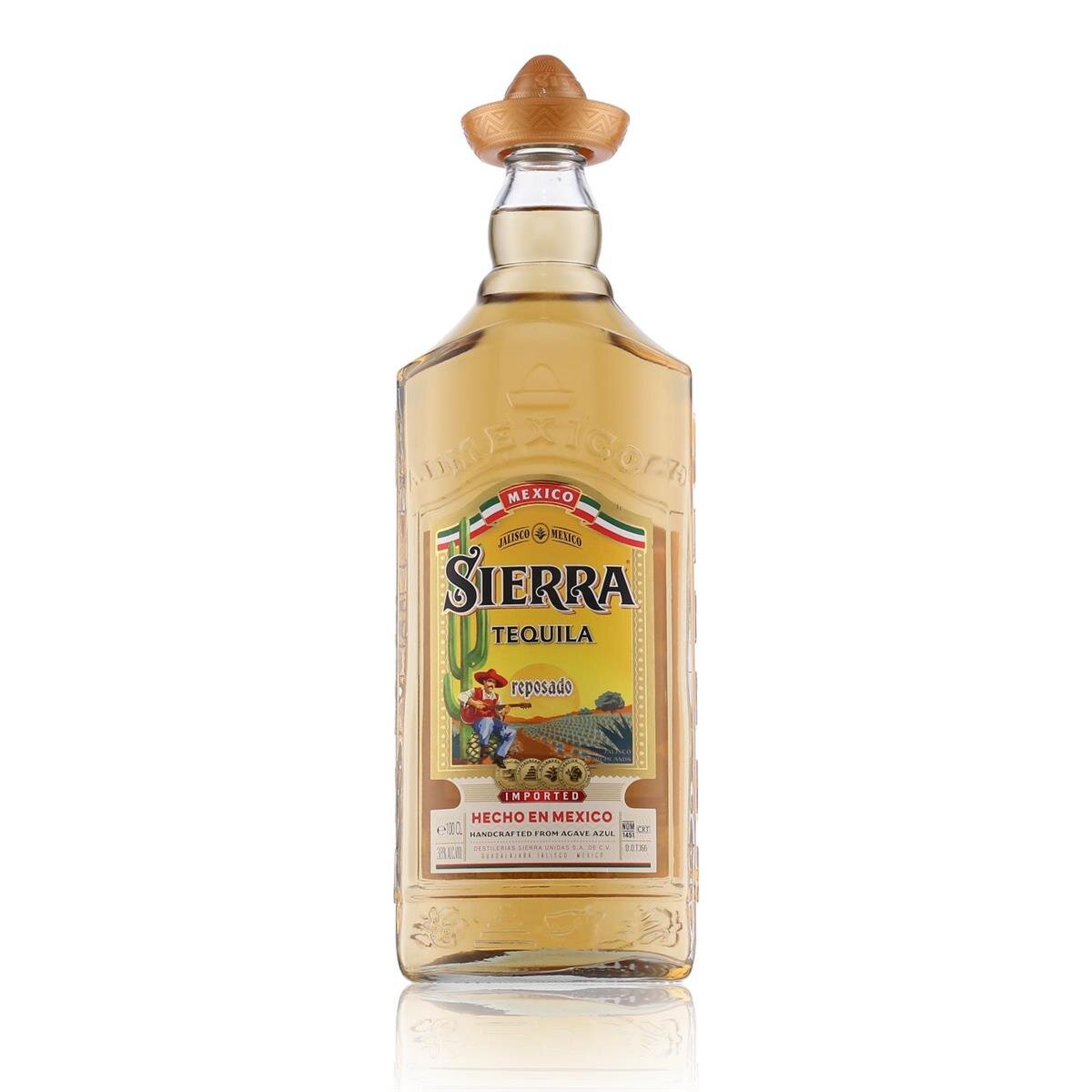 € 1l, Tequila 38% 16,79 Sierra Vol. Reposado