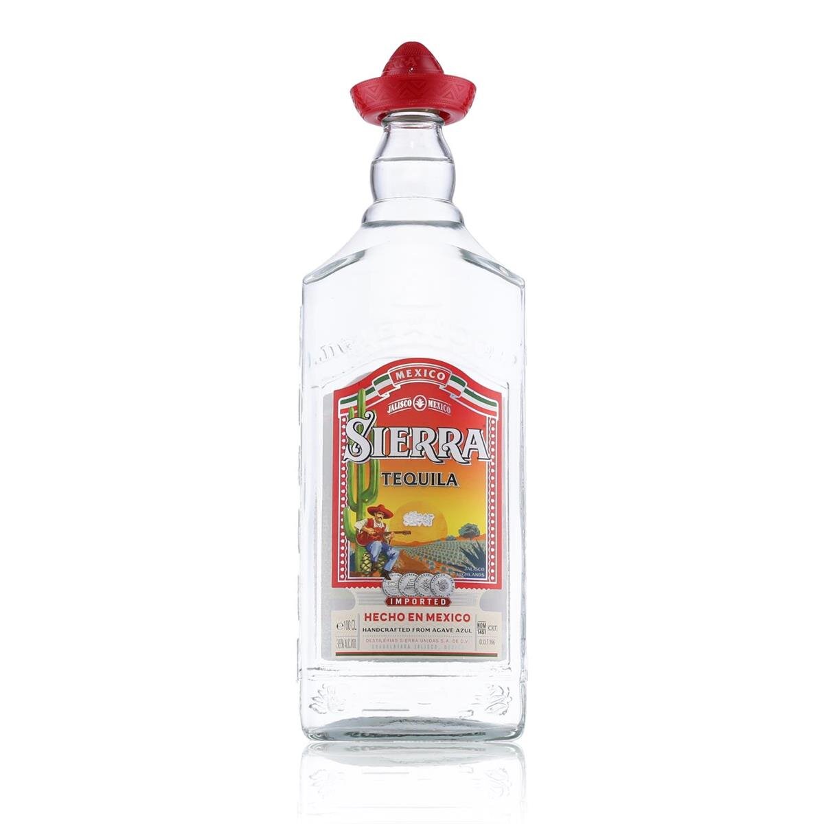 € 17,49 Tequila 1l, 38% Silver Sierra Vol.
