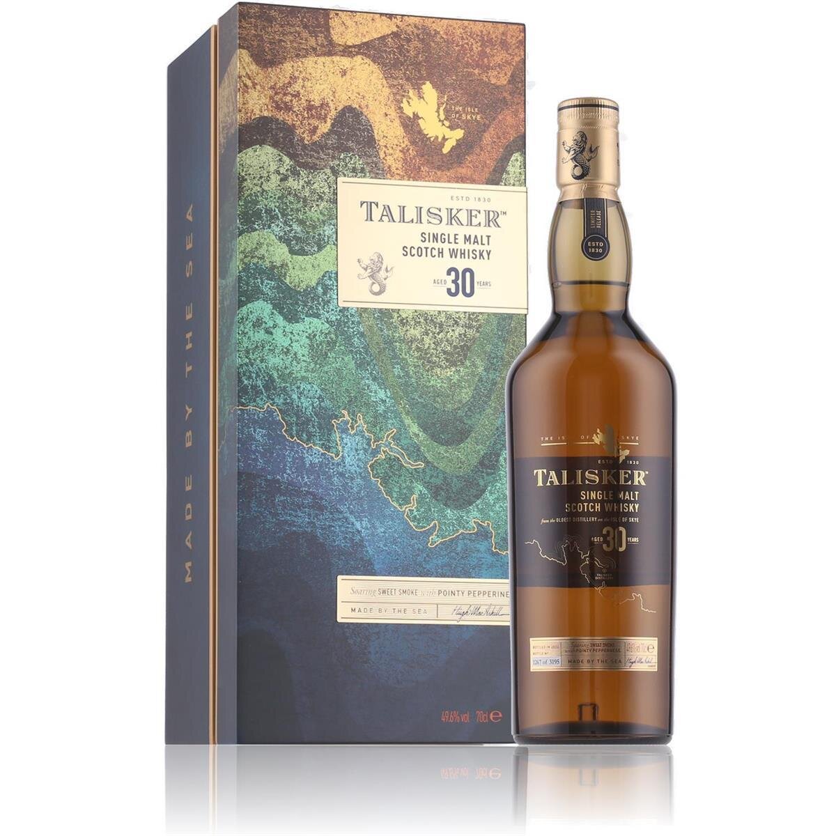 Talisker 30 Years Whisky Geschenkbox, in € Vol. 1.089,00 0,7l 49,6