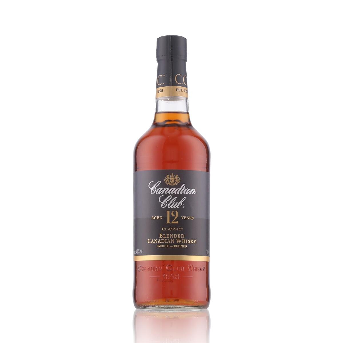 0,7l, € Canadian Whisky Blended 40% Canadian Vol. 12 Club Years 23,89