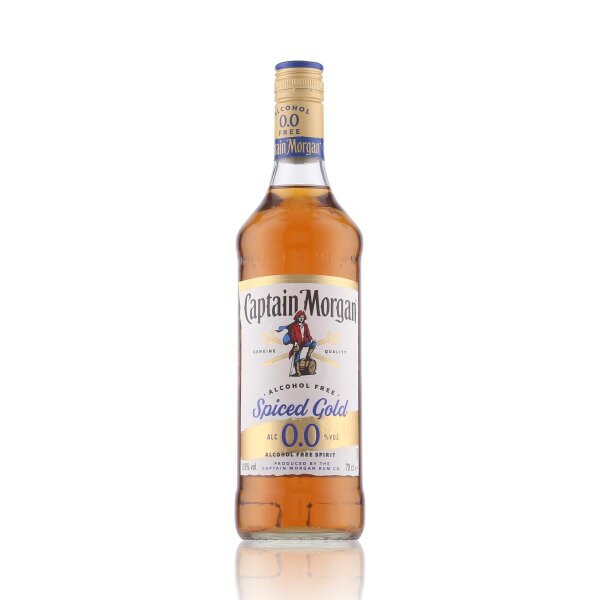 Captain Morgan 0,00% Spiced 0,7l Free Vol. Gold Alcohol