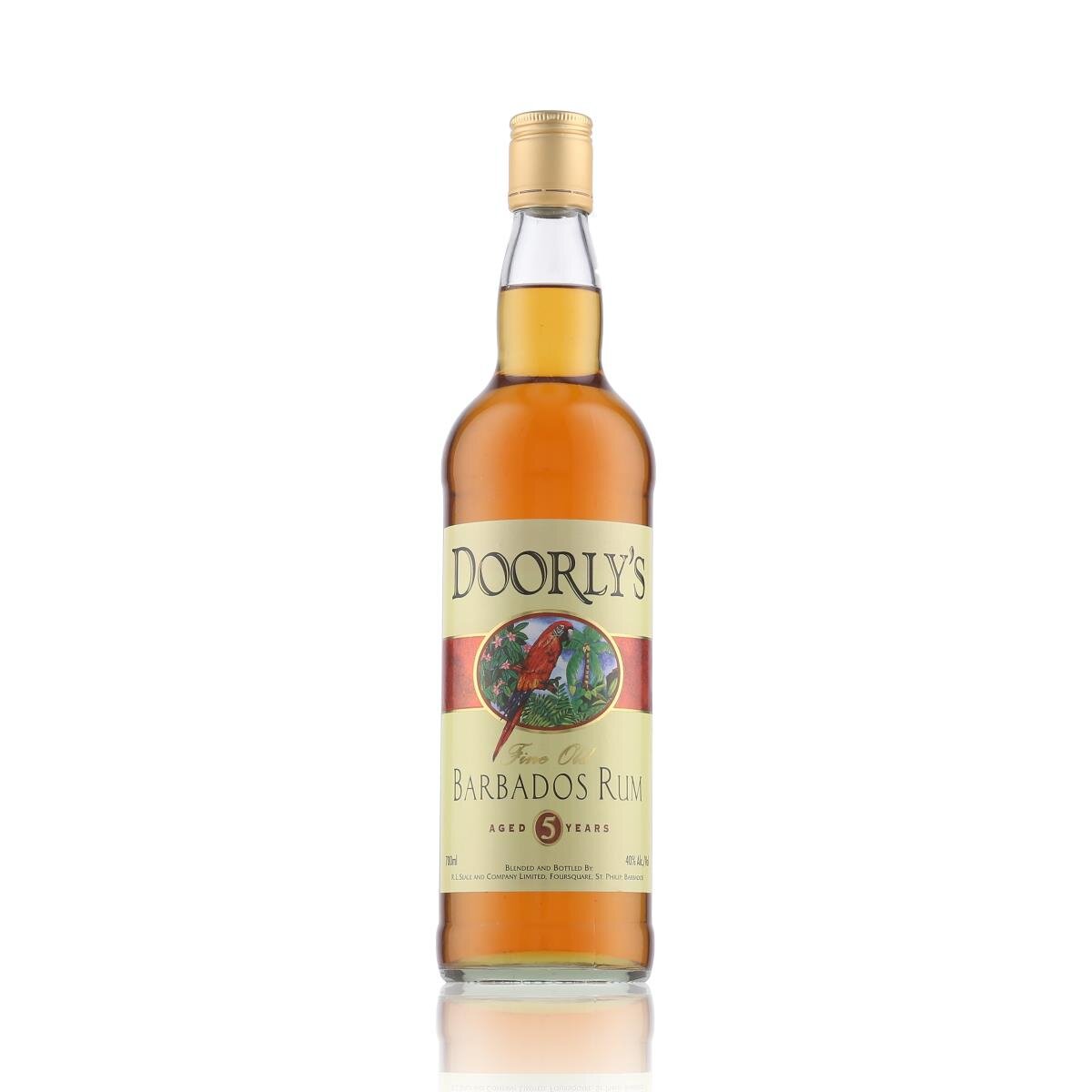 0,7l, Vol. Barbados 40% € 17,99 5 Rum Years Doorly\'s