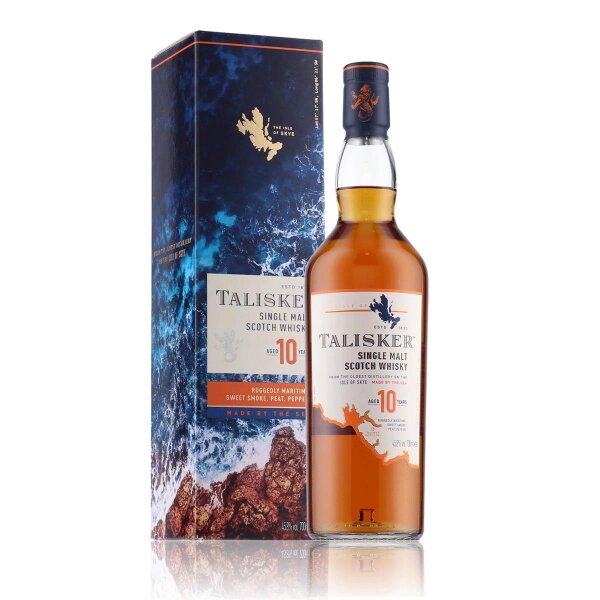 Talisker 10 Years Whisky 45,8% Vol. 0,7l in € Geschenkbox, 28,99