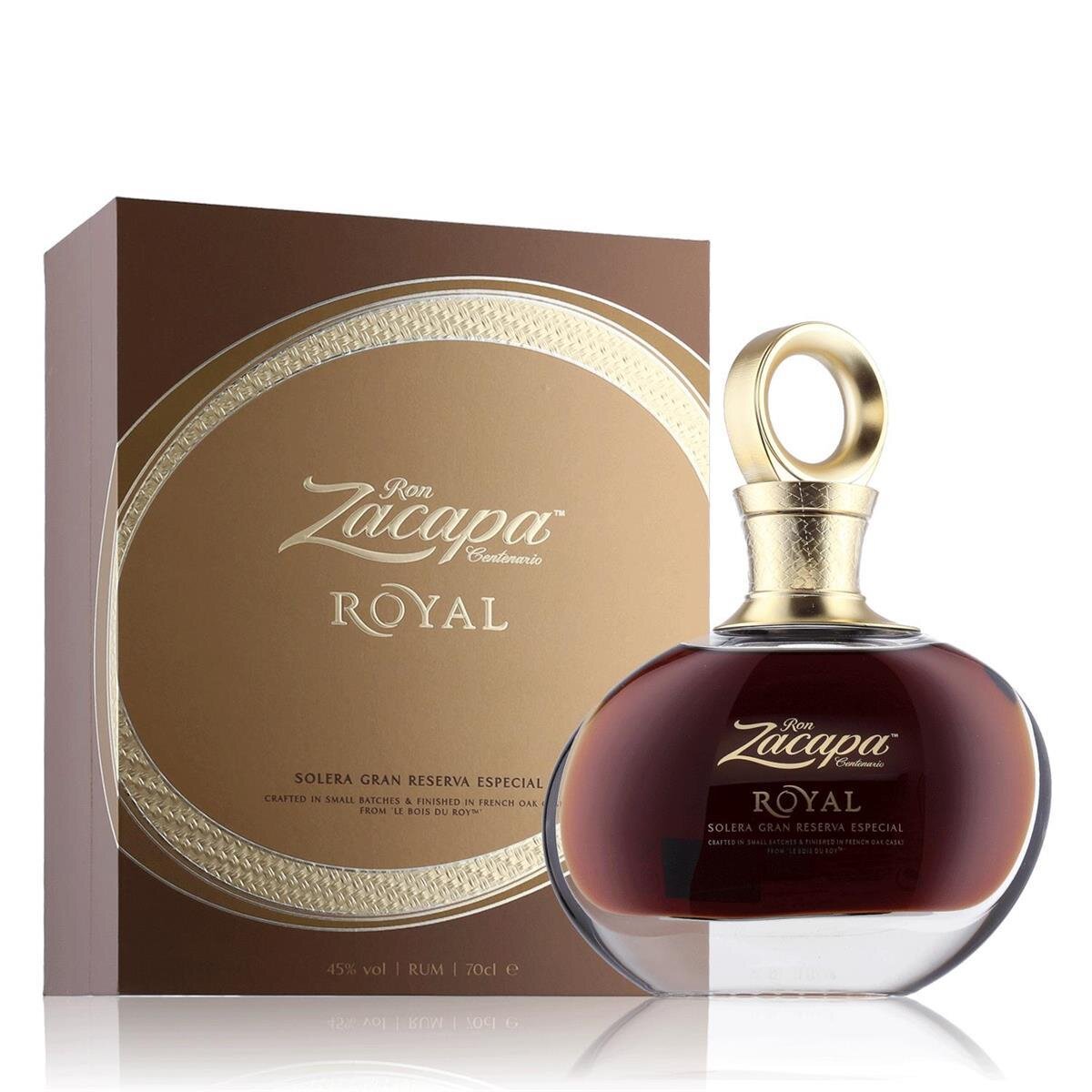 Ron Zacapa Royal Rum 45% € Vol. 0,7l 249,09 Geschenkbox, in