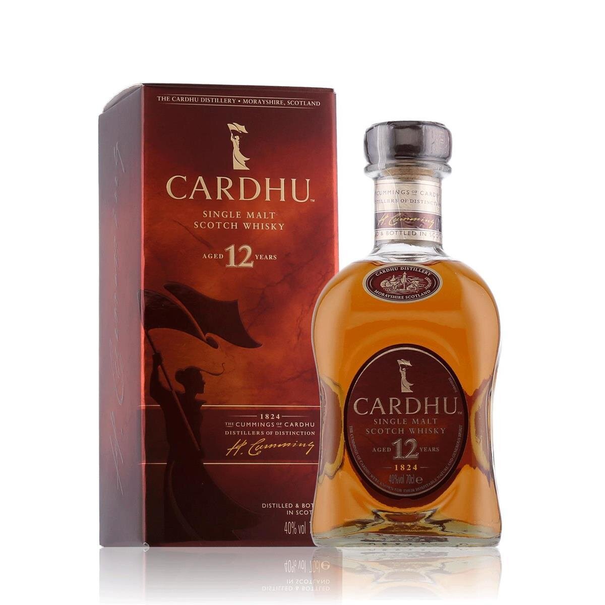 Cardhu 12 Years Whisky 40% 0,7l in Vol. Geschenkbox