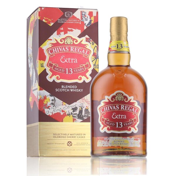 Chivas Regal 13 Years Extra Aged Blended Scotch Whisky 40% Vol. 0,7l in Geschenkbox