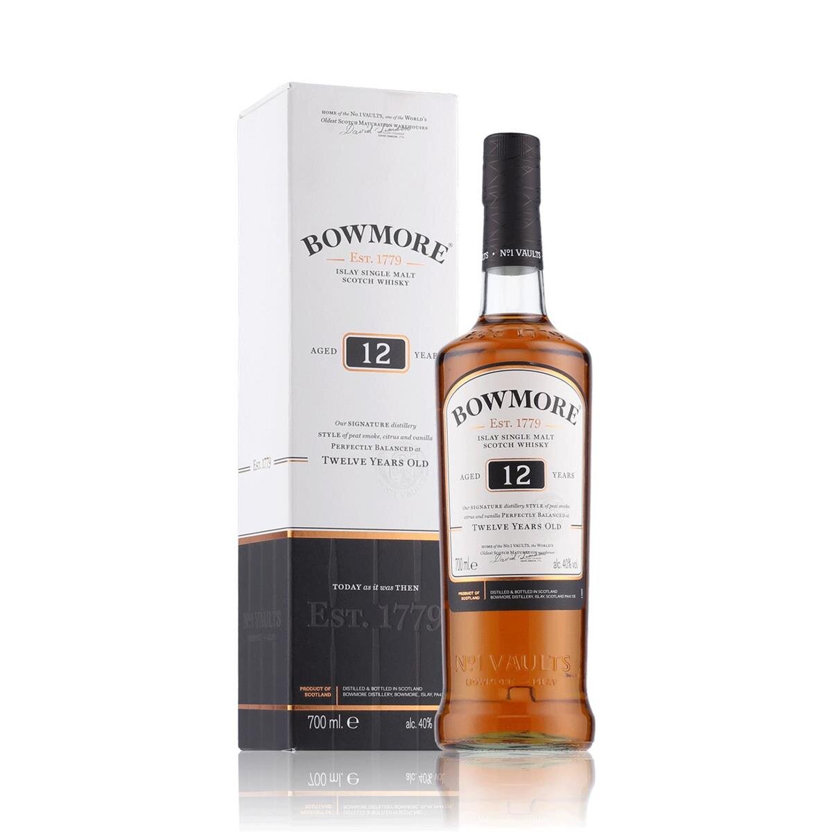 Bowmore 12 Years Whisky 40% Vol. Geschenkbox in 0,7l