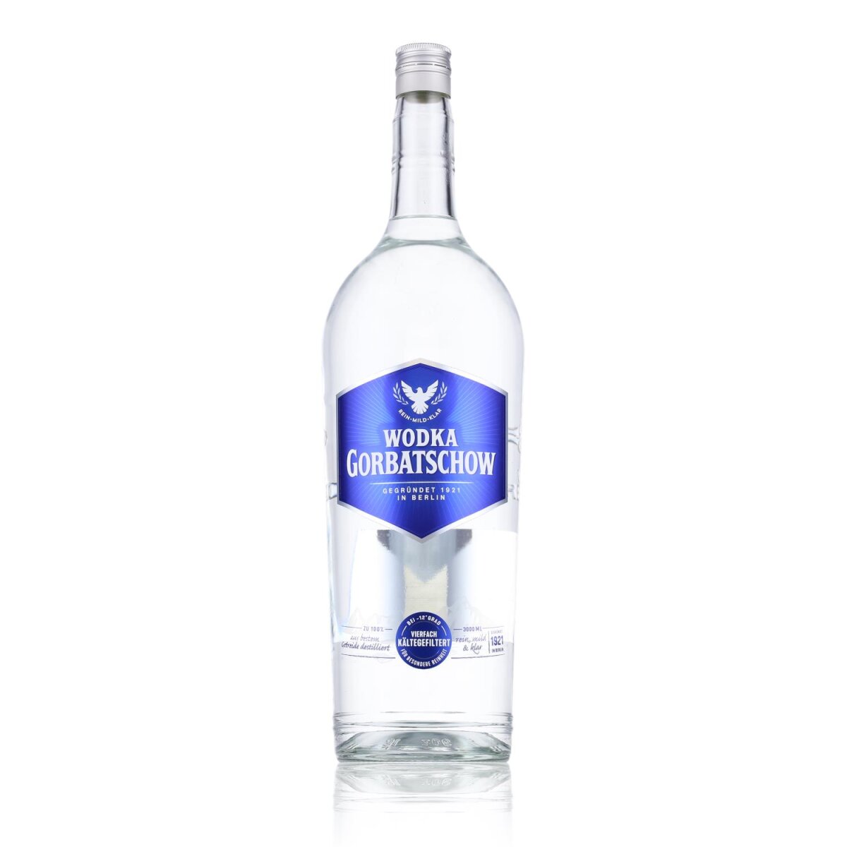 3l, € 37,5% Gorbatschow Wodka 47,29 Vol.